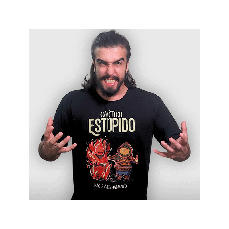 Camiseta "Caótico Estúpido"