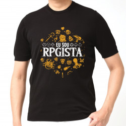 Camiseta "Sou RPGista"