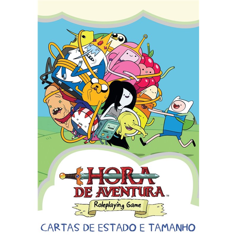 Hora de Aventura: Cartas de Tamanho e Estado Hora de Aventura: Cartas de Tamanho e Estado